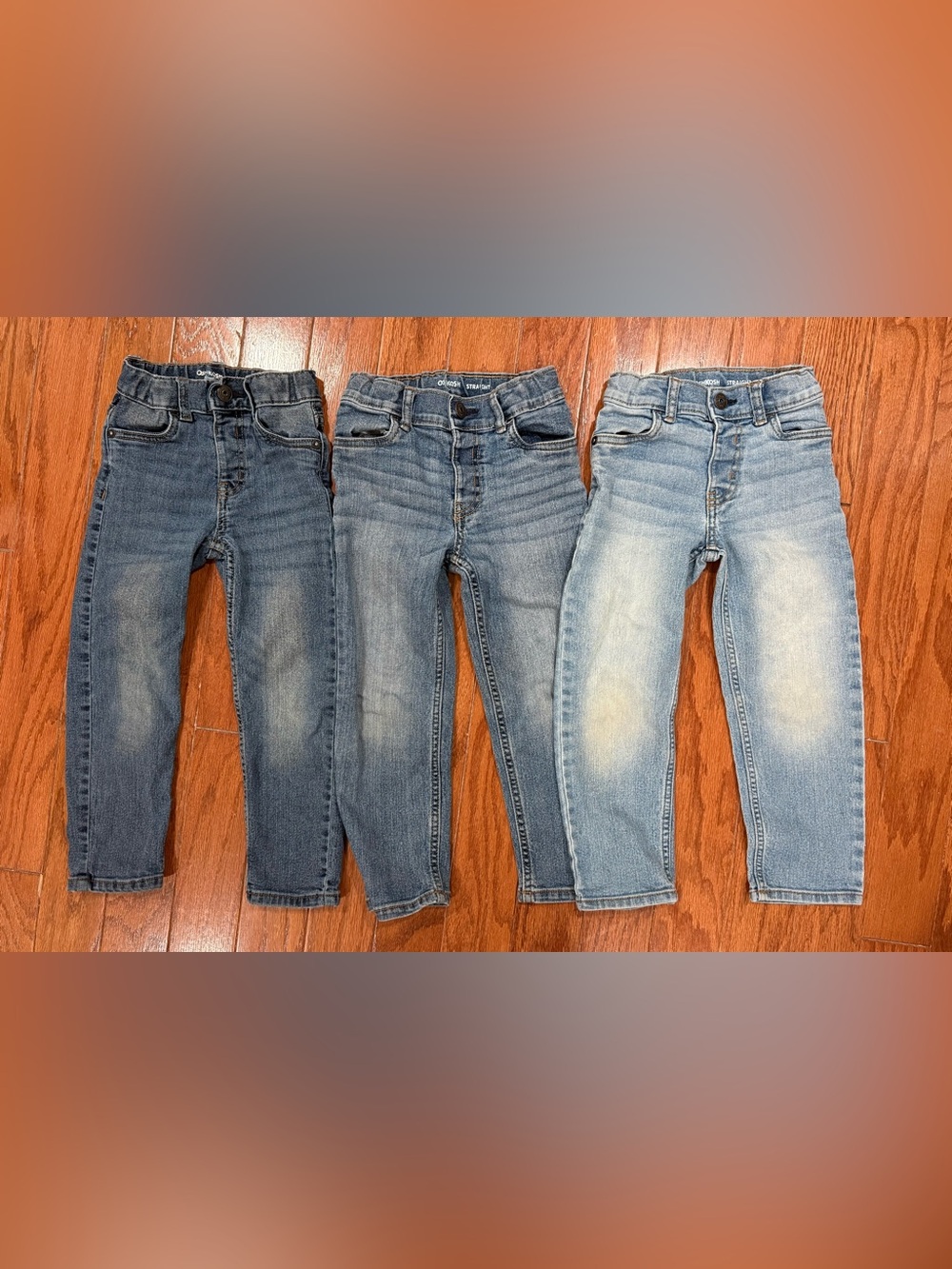 OshKosh B'gosh Boys in Dark,Medium, & Light Wash Retail $34 a piece